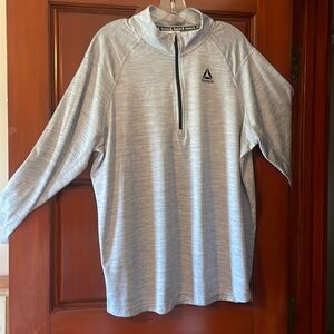 Unisex Reebok 1/2 Front Zip Logo Runner